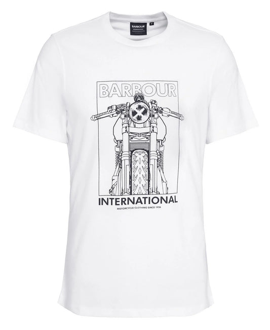BRETT TEE INTERNATIONAL BARBOUR - WHITE