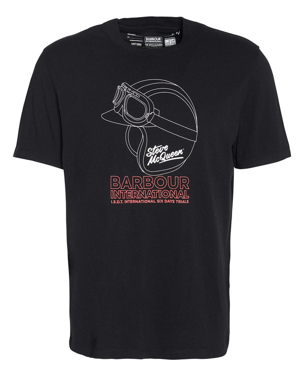 BARBOUR COTY GRAPHIC T-SHIRT | BLACK