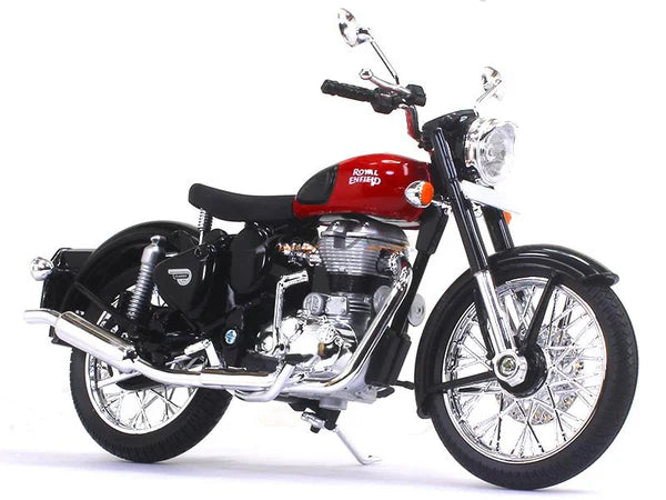 ROYAL ENFIELD CLASSIC 350 1:12 SCALE MODEL - REDDITCH RED