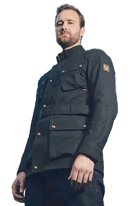 BELSTAFF x ROYAL ENFIELD TRIALMASTER JACKET - BLACK