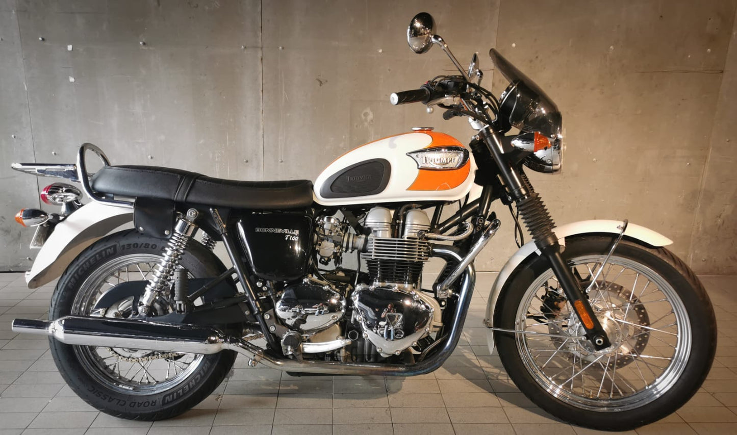 Triumph Bonneville T100 2007 – Última carburada 865cc