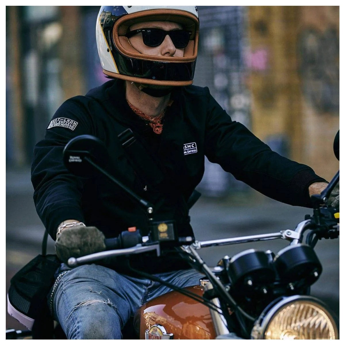 BSMC x ROYAL ENFIELD BOMBER JACKET - BLACK