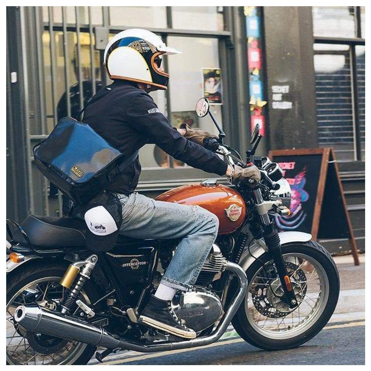 BSMC x ROYAL ENFIELD BOMBER JACKET - BLACK
