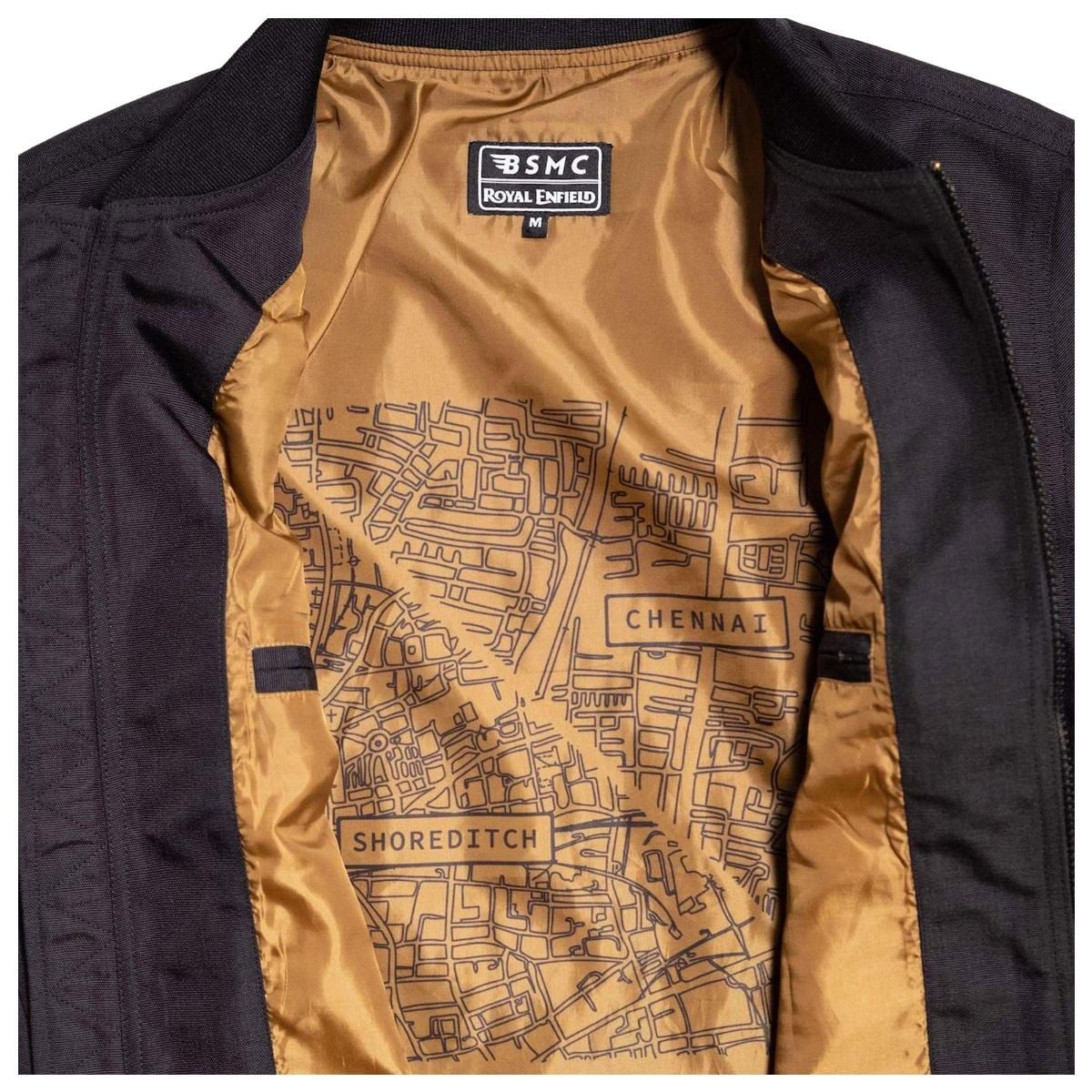 BSMC x ROYAL ENFIELD BOMBER JACKET - BLACK