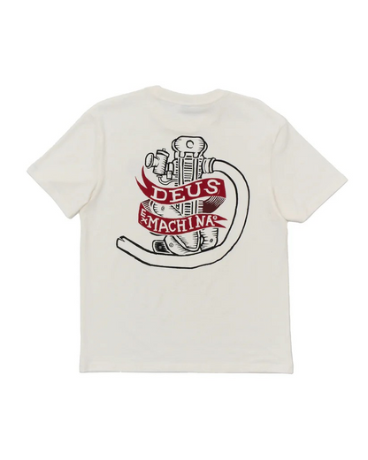 DEUS JAILER SAPPY TEE - WHITE