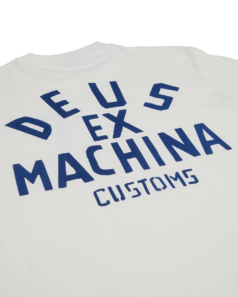 DEUS PISSTIN TEE - VINTAGE WHITE