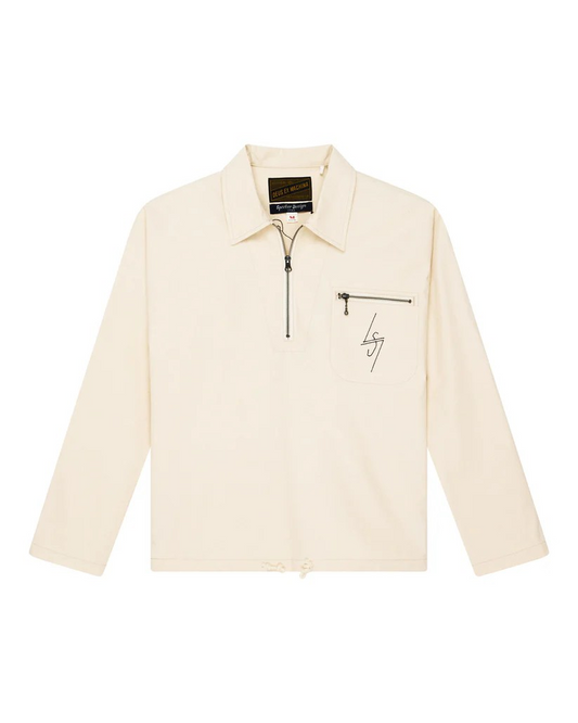 DEUS SPECTER SMOCK SHIRT - NATURAL