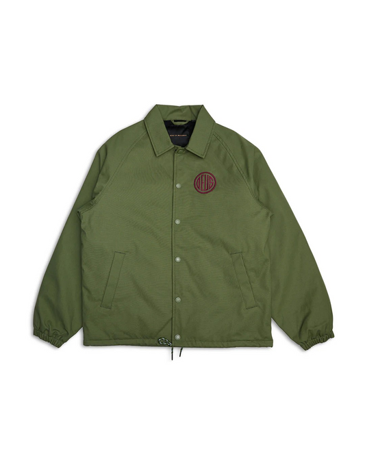 DEUS PILL LOGO COACH JACKET - PINE