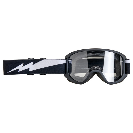 BILTWELL MOTO 2.0 - GOGGLES BOLTS BLACK/WHITE