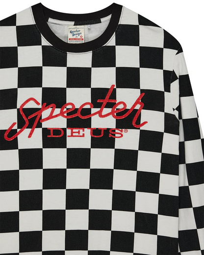DEUS SPECTER LS TEE - BLACK/WHITE