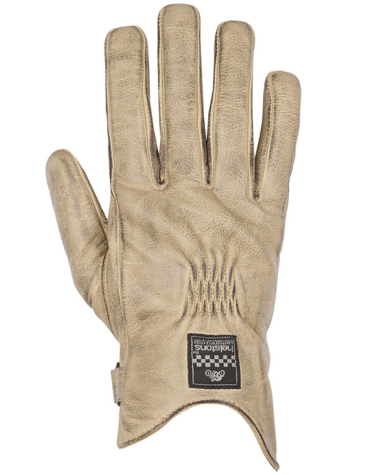 HELSTONS CONDOR ETE CUIR - BEIGE/NOIR ♂️