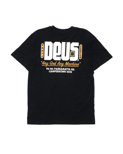 DEUS OUTAGE TEE - BLACK