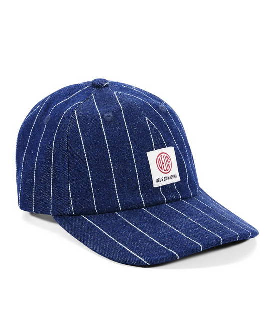 DEUS DALLAS STRIPE CAP - INDIGO