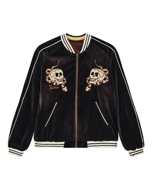 DEUS IMPERMANENT RESONANCE JACKET - LICORICE DOWNTONW (REVERSIBLE)