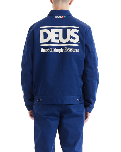 DEUS MARNUS TEAM JACKET - ESTATE BLUE
