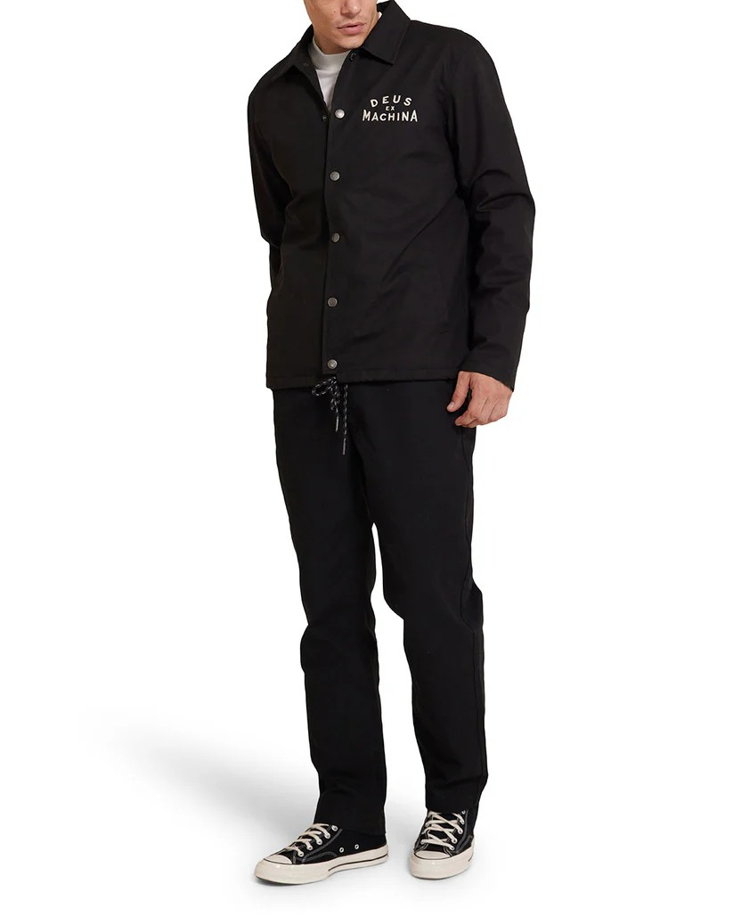 DEUS WORKSHOP COACH JACKET - BLACK