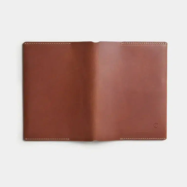 CAFE LEATHER TRAVEL WALLET - ROASTED