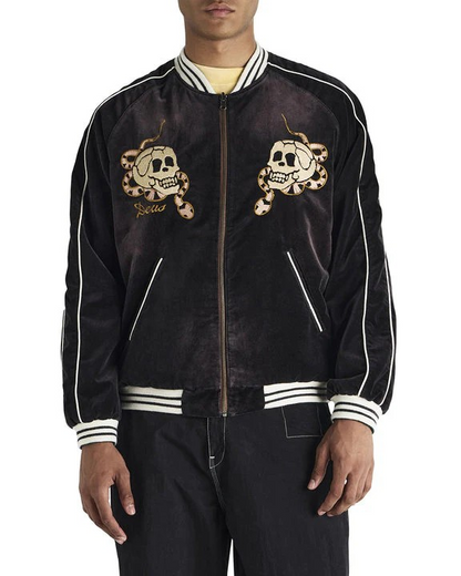 DEUS IMPERMANENT RESONANCE JACKET - LICORICE DOWNTONW (REVERSIBLE)