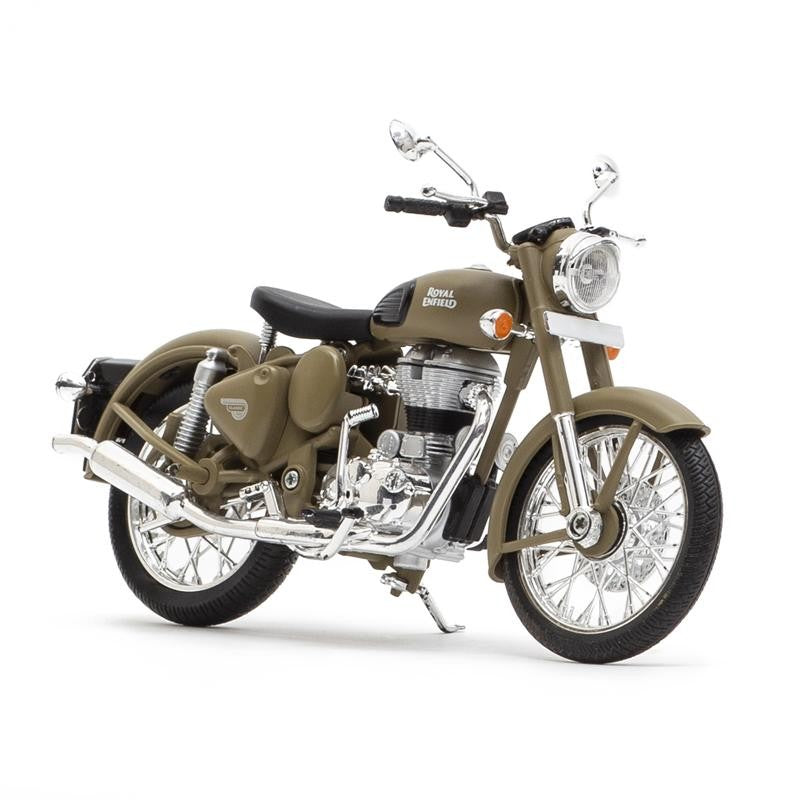 ROYAL ENFIELD CLASSIC 500 1:12 SCALE MODEL - DESERT STORM
