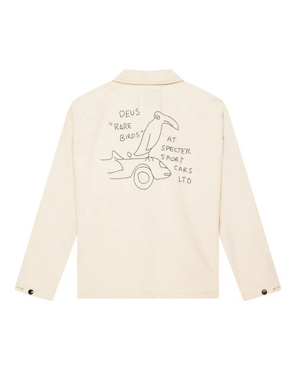 DEUS SPECTER SMOCK SHIRT - NATURAL