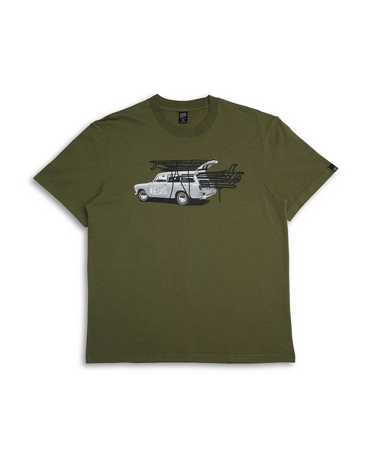 GOD SURWAGON TEE - PINE