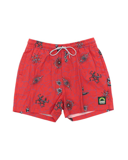 DEUS VIBRANT VIRUS BOARDSHORT - STRAWBERRY