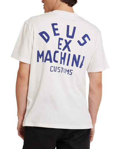 DEUS PISSTIN TEE - VINTAGE WHITE
