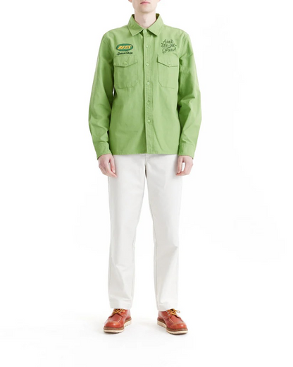 DEUS TIN LIZZIE SHIRT - TENDRIL GREEN
