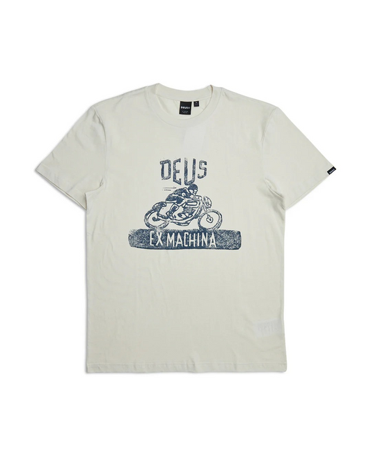 DEUS OLD TURPS TEE - VINTAGE WHITE