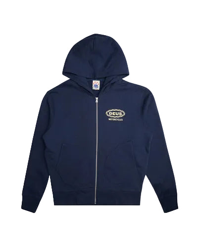 GOD SIRENS ZIP THRU HOOD NAVY