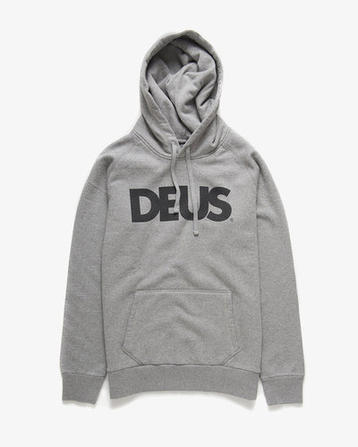 DEUS ALL CAPS HOODY - GRAY MARLE
