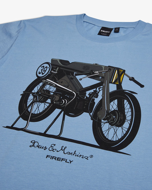 GOD FIREFLY TEE - BLUE
