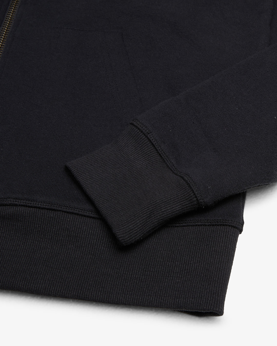 DEUS EGG & BEANS ZIP HOODIE - BLACK