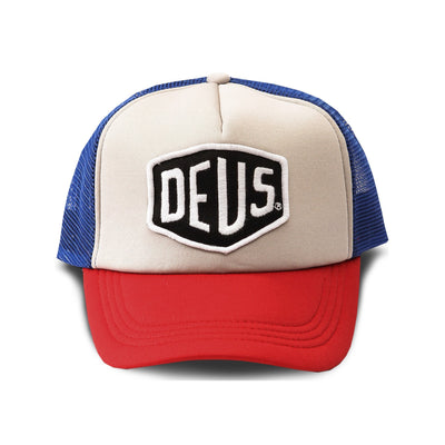 DEUS BAYLANDS TRUCKER CAP BLUE/RED