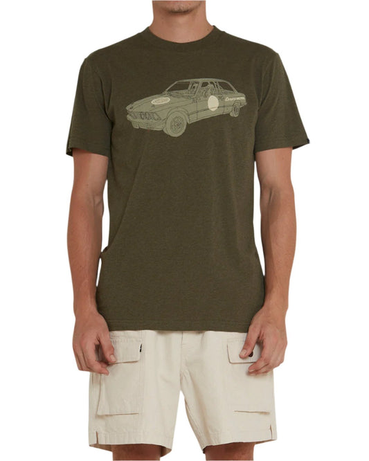 GOD RALLYEYE TEE - LEAF MARLE