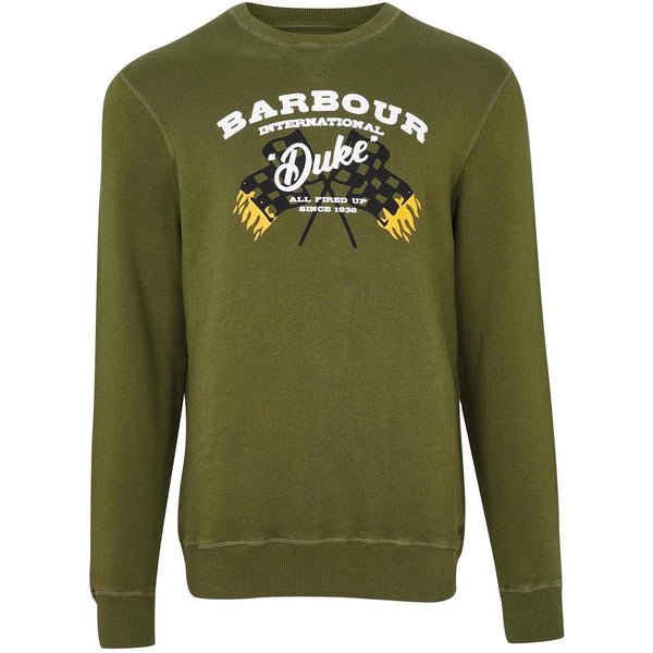 BARBOUR INTERNACIONAL Famous Duke Sweat - Vintage Green