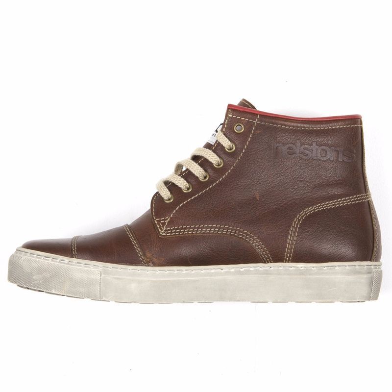 HELSTONS BASKET C5 FAUVE CUIR ANILINE - FAUVE