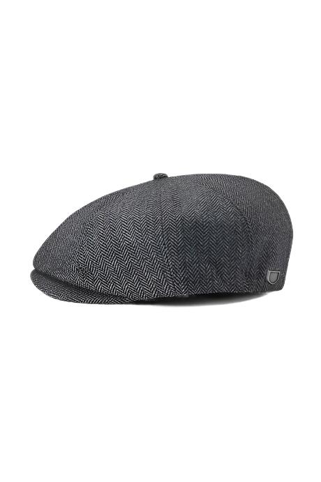 BRIXTON Brood Snap Cap - GREY/BLACK