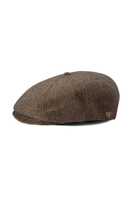 BRIXTON Brood Snap Cap - BROWN/KHAKI