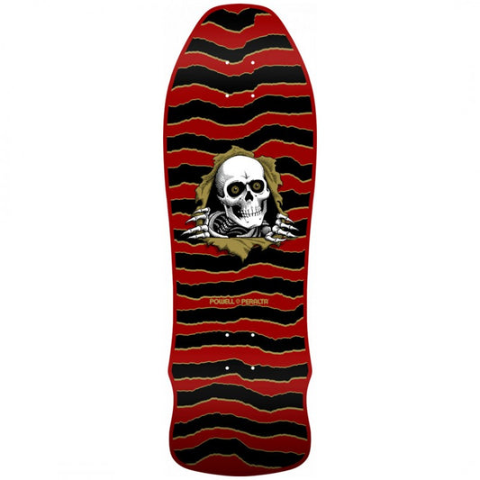 Powell Peralta Geegah Ripper Skateboard Deck - Maroon - 9.75' X 30' 