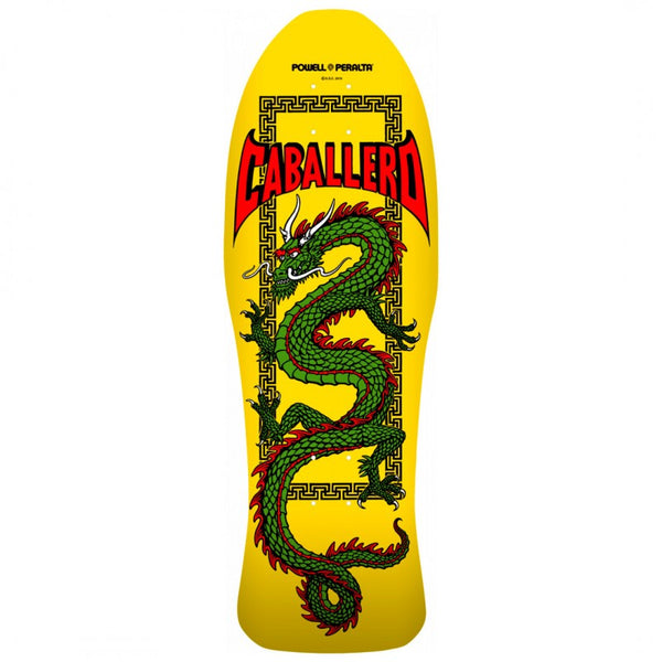 Skate Tábua Powell Peralta Steve Caballero Chinese Dragon Yellow - 10' x 30'