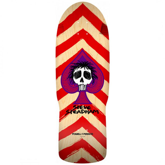 Powell Peralta Steve Steadham Spade Red Natural Skateboard Deck - 10' x 31.125' 